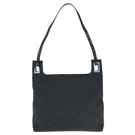 Borsa a tracolla in nylon Gucci Nero