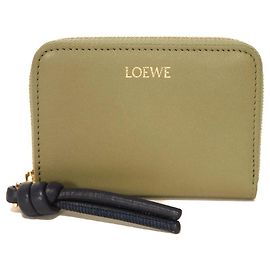 Monedero Loewe Zip en napa de becerro brillante