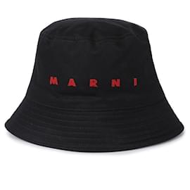 Bucket Hat mit besticktem Logo - Marni