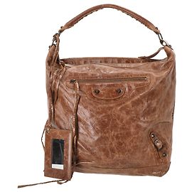 Borsa Balenciaga Arena Classic Day in pelle di agnello marrone