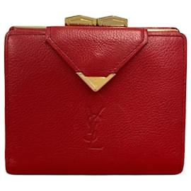 Portefeuille en cuir Yves Saint Laurent