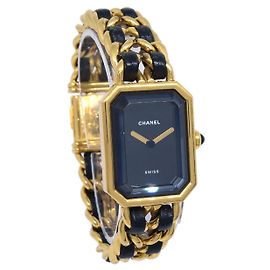 Chanel Premiere Rock Quartz Metal Bañado y Cuero 20