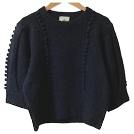 Autre Marque Der Kurzarm-Strickpullover