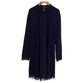 Autre Marque Fransenkleid Drawer Lame Milano