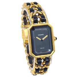 Chanel Premiere Rock Quartz Metal Bañado y Cuero 20