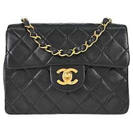 Chanel Vintage Square Classic Single Flap in agnello trapuntato Mini