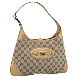 Gucci Vintage Jackie O Chain Hobo GG Canvas Medium