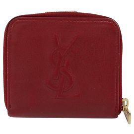 Saint Laurent Zipped Bifold Leather