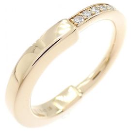 Anello a fascia in oro rosa 18K e diamanti Tiffany & Co.