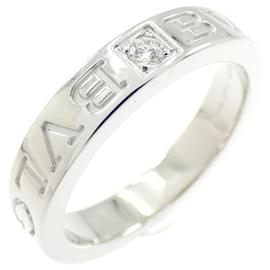 Anello Bvlgari B.zero1 in oro bianco e diamanti - Bulgari