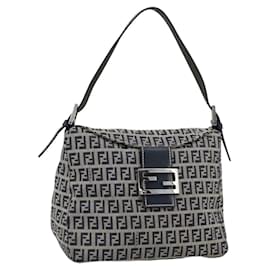 Borsa Fendi Zucchino Canvas Mamma Baguette in tela, media