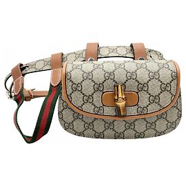 Marsupio in bambù da uomo Gucci