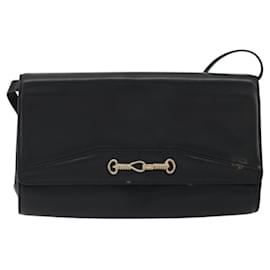 Céline Celine Vintage Horsebit Sling Leather