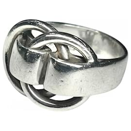 Hermès Silberring für Damen