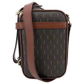 Borsa a tracolla in pelle marrone Saint Laurent