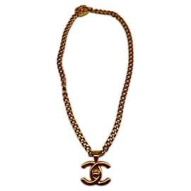 Collana CHANEL Coco Mark Turnlock GP - Gold - Chanel