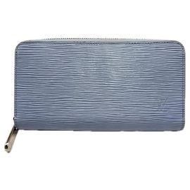 Louis Vuitton Epi Zippy Geldbörse in Blue Nuage