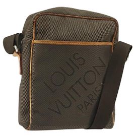 LOUIS VUITTON Damier Geant Sitadan Shoulder Bag Tail M93041 LV Auth bs35896