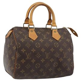 LOUIS VUITTON Bolsa Monogram Speedy 25 M41528 LV Auth am12008A