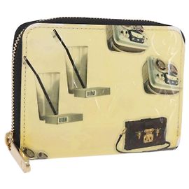 LOUIS VUITTON Vernis Sticker Print Nicola Geschier Purse M50372 Auth 190172