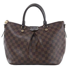 Borsa Louis Vuitton Siena MM Damier Ebene Marrone N41546