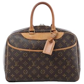 Louis Vuitton Deauville Monogram Canvas Handbag in Brown M47270