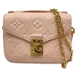 Bolsa de Ombro Louis Vuitton Monogram Empreinte Micrometis