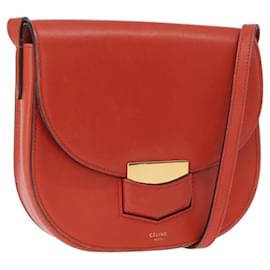 Céline Celine Trotteur Messenger in pelle di vitello Medium