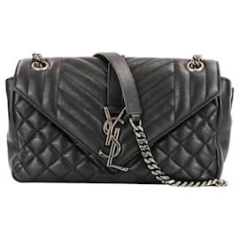 Sac à bandoulière en cuir Yves Saint Laurent Classic Small Satchel
