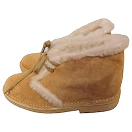 Stivaletti Clarks x Sandro in scamosciato e pelle di pecora