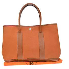 Hermès Hermes Garden Party Toile e Pelle