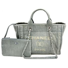 Chanel Deauville Medium Shopping Tote Tasche AS3351