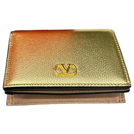Valentino V-logo Signature Compact Wallet
