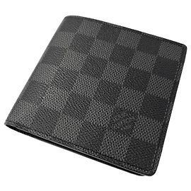 Portafoglio bi-fold Louis Vuitton Damier Graphite