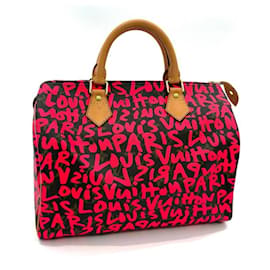 Borsa Louis Vuitton Monogram Graffiti Speedy 30