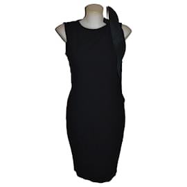 Robe midi en coton extensible RED Valentino noire - Red Valentino