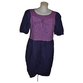 Vestido a rayas See By Chloé con lazo