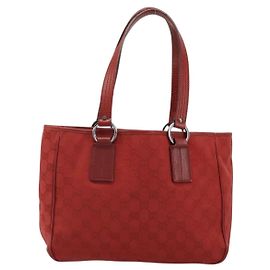 Gucci Vintage Open Tote GG Canvas and leather Medium