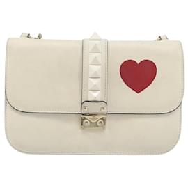 Valentino Garavani Glam Lock Leather Medium