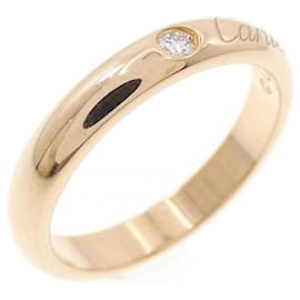 Cartier 18K Roségold Ring mit Diamant