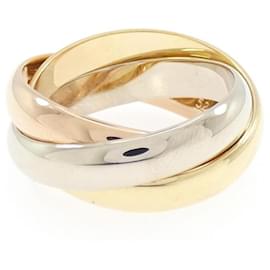 Anello Cartier Trinity in oro rosa bianco e giallo 18K