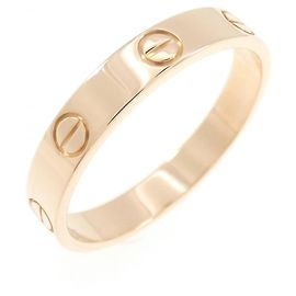 Anel Mini Love da Cartier em ouro rosa 18K