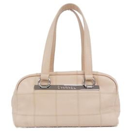 Chanel Light Pink Grained Calfskin Shoulder Bag