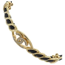 Chanel ABE726 Choker Nero e Oro