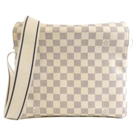 Borsa a tracolla Louis Vuitton Damier Azur Naviglio