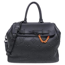 Louis Vuitton Monogram Seal Steamer Tote M58710