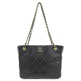 Borsa Chanel in pelle di agnello nera