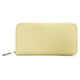 Hermès Epsom Jaune Poussin Palladium Equateur Azap Seiden-Wallet