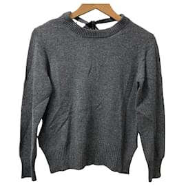 Pull en maille en cachemire avec ruban dans le dos Prada