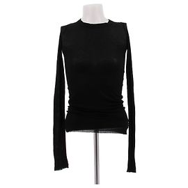 Rick Owens Stricktop aus schwarzer Viskose